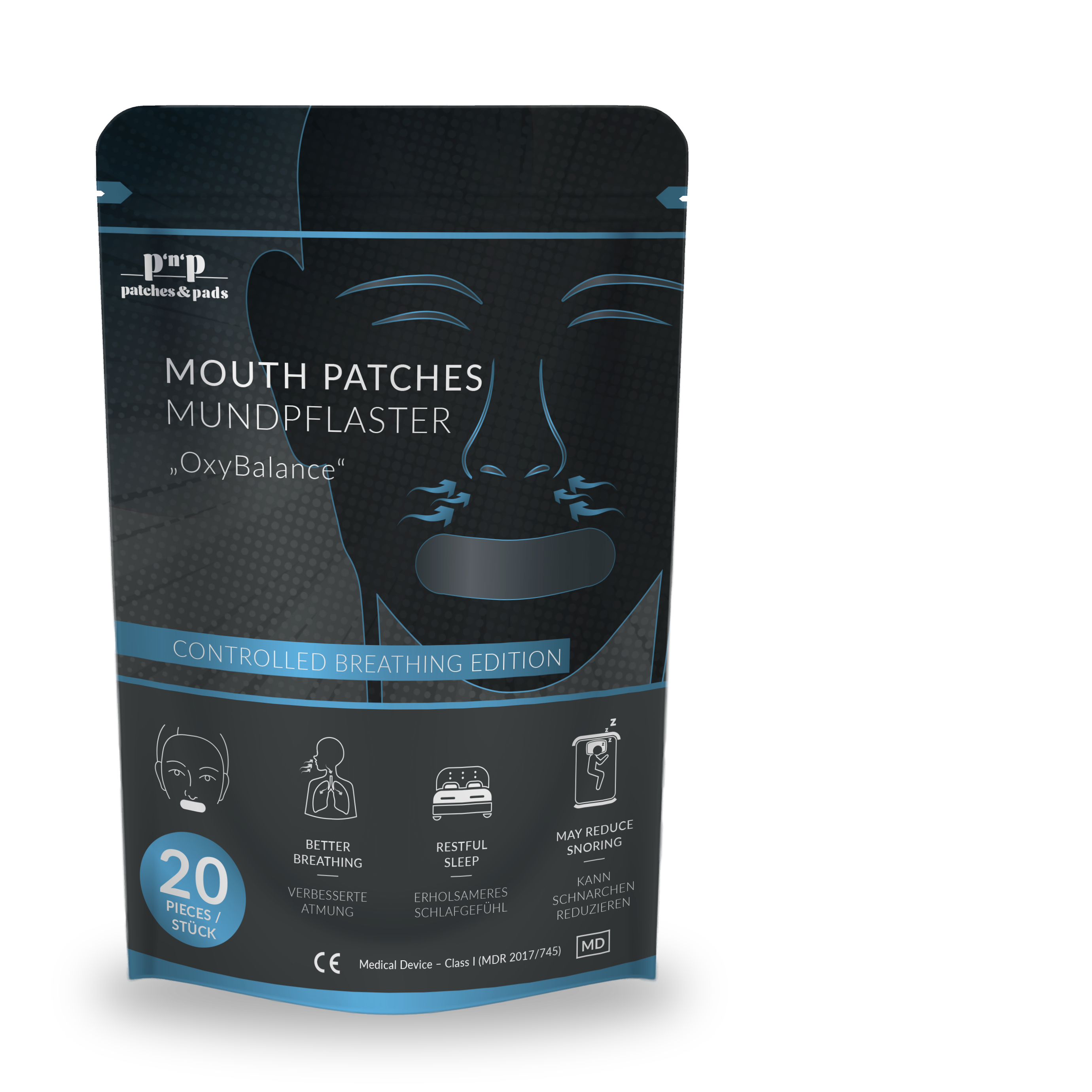 Mouth Patches Controlled Breathing Edition "OxyBalance"