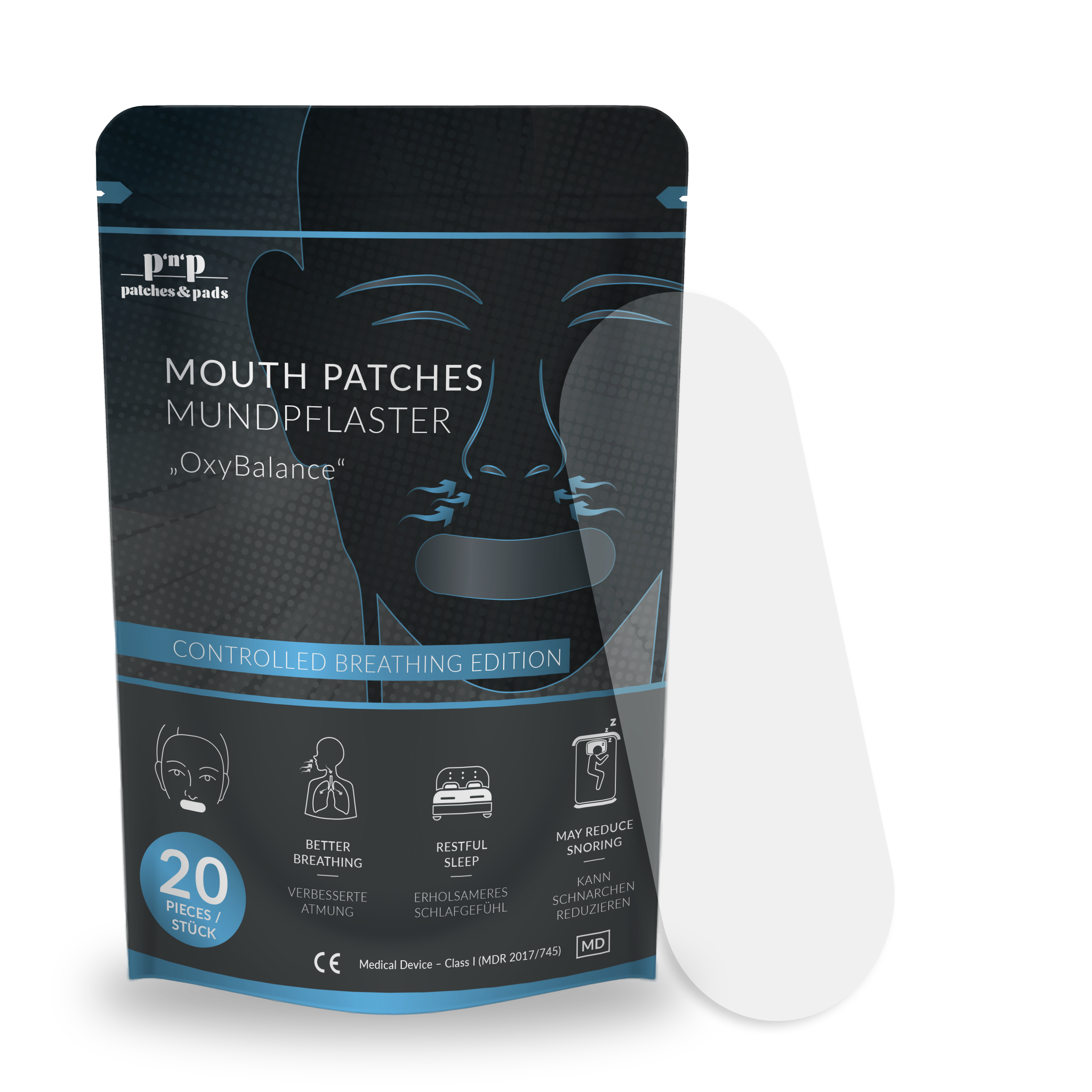 Mouth Patches Controlled Breathing Edition "OxyBalance"