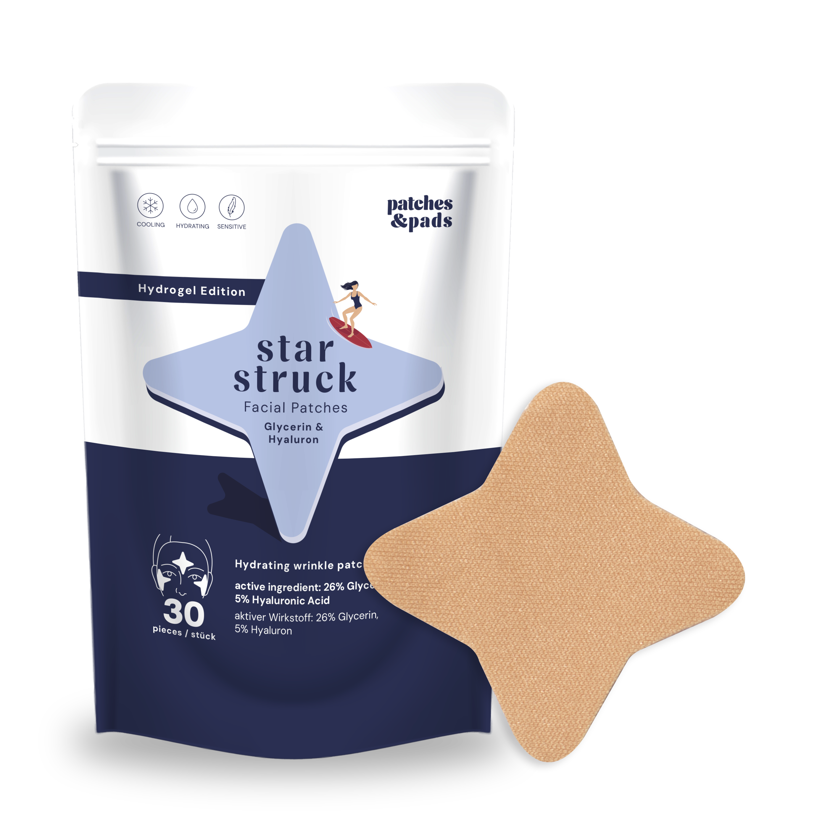 Hydrogel Patches Hyaluronic Acid „star struck“